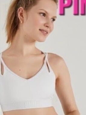 VS PINK Strapy Back Sports Bra L